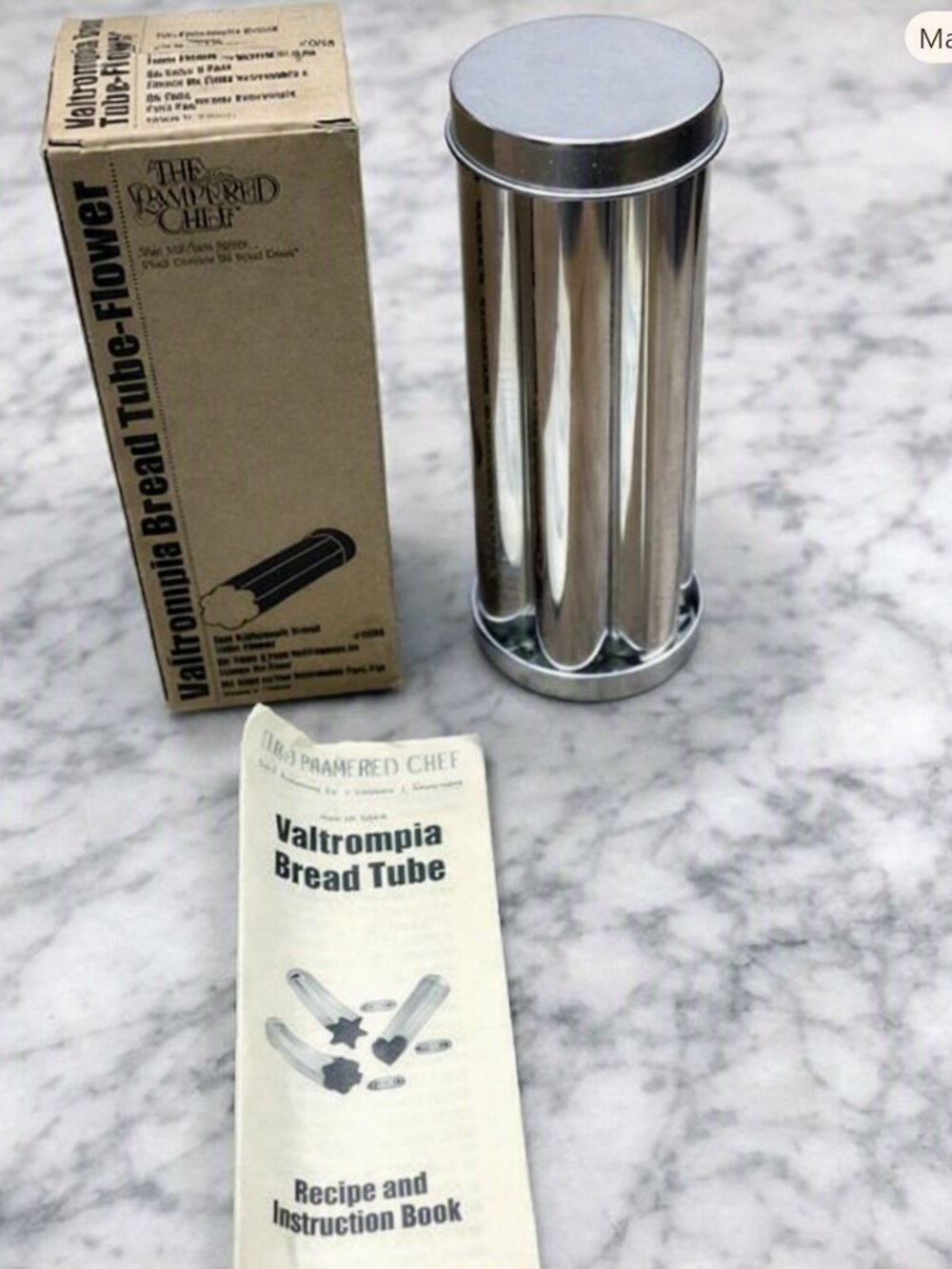 Pampered Chef Valtrompia Flower Bread Tube #1550 NIB